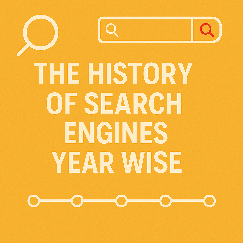 The History of Search Engines Year Wise