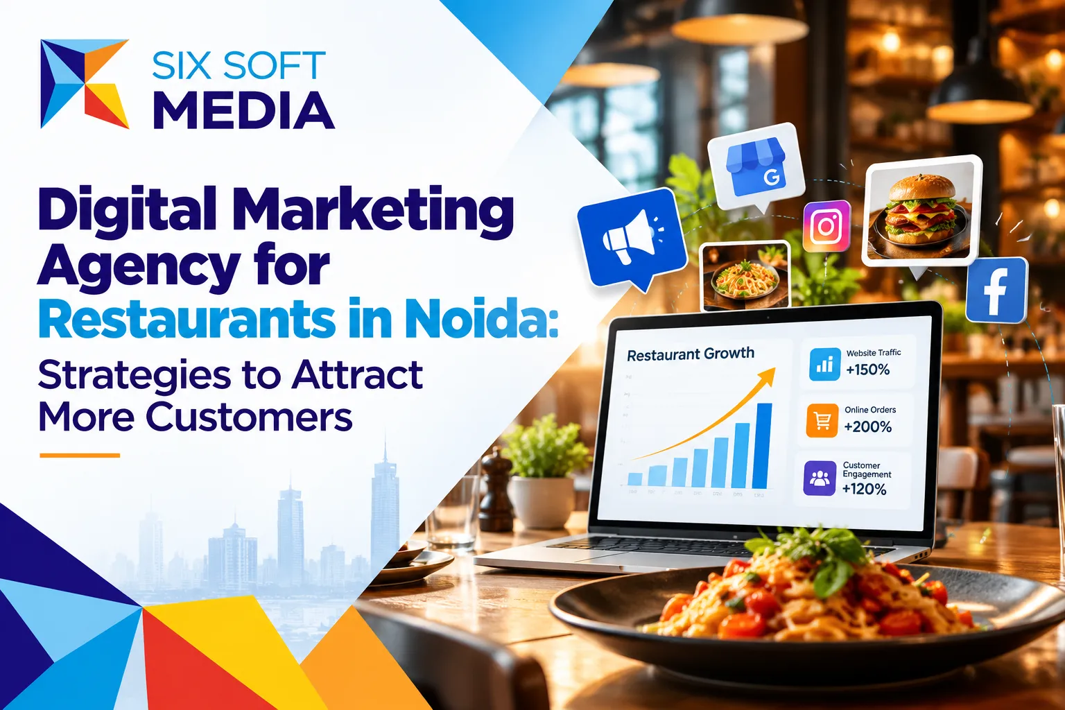 Digital Marketing Agency for Restaurants in Noida offering SEO, social media marketing and Google Ads strategies to attract more customers.